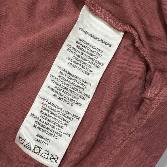 Calvin Klein Pink Performance Drawstring Tee Medium Oversized Activewear Top - Picture 9 of 9